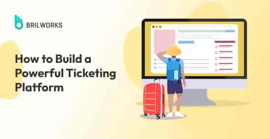 build ticket booking platform banner image