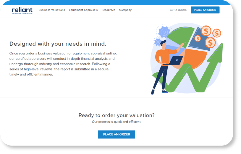 Reliant Business Valuations Software Development