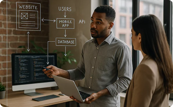 Enterprise web development image